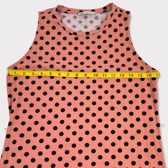 Zara Polka Dot Sleeveless Shift Dress - Picture 3 of 3